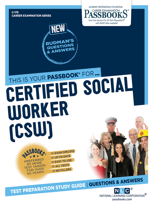 Title details for Certified Social Worker (CSW) by National Learning Corporation - Available